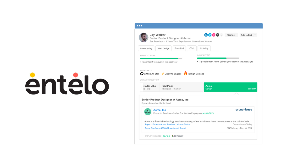 Entelo - AI Recruitment & Selection Tool