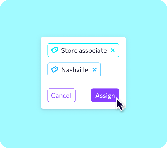 Smart Teams tags - store associate Nashville