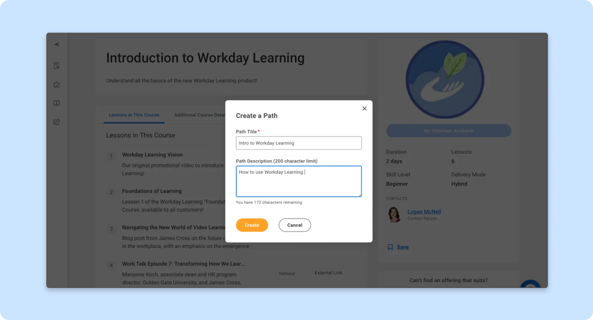 Workday Learning - Paths