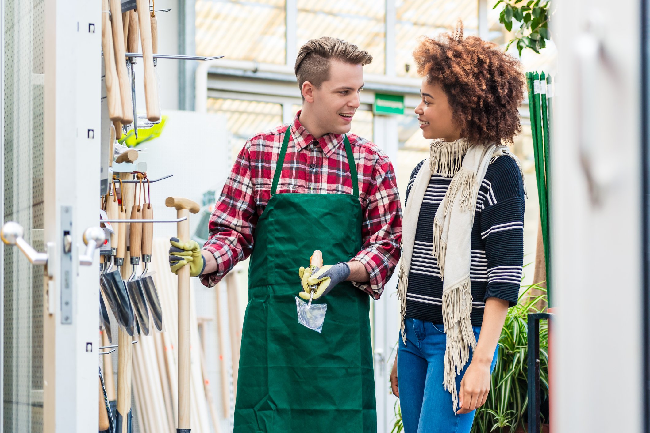 customer service retail gardening